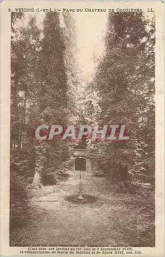 Cartes postales Veigne - Parc du Ch�teau de Couzieres