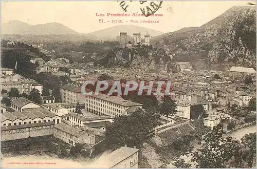 Cartes postales Foix - Vue Generale