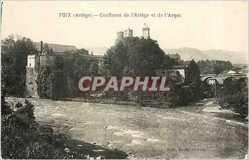 Cartes postales Foix - Confluent de l'Ariege et de l'Arget