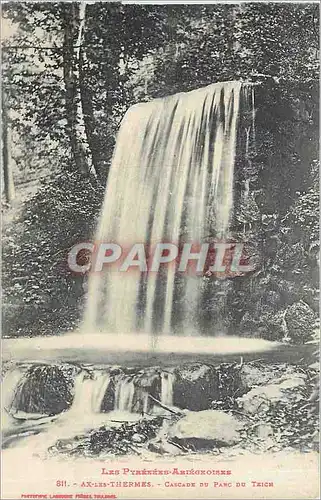 Ansichtskarte AK Ax-les-Thermes - Cascade du Parc du Teich