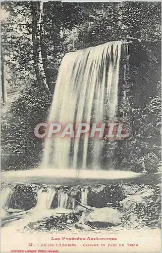 Cartes postales Ax-les-Thermes - Cascade du Parc du Teich