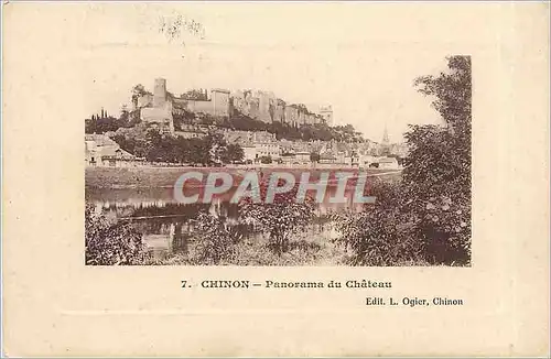 Cartes postales Chinon - Panorama du Ch�teau