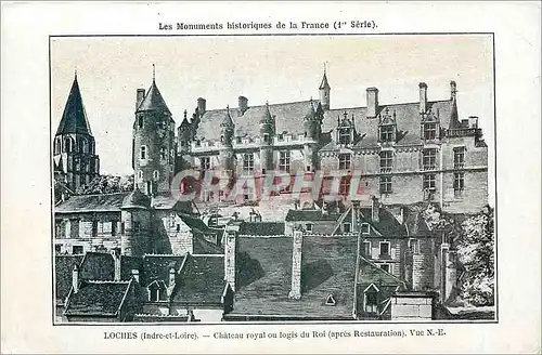 Cartes postales Loches - Ch�teau royal ou Logis du Roi