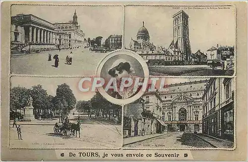 Cartes postales Tours Souvenir