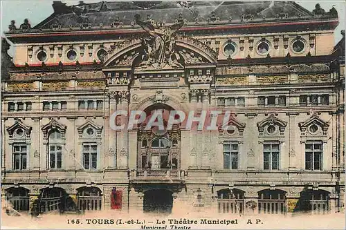 Cartes postales Tours - Le Theatre Municipal