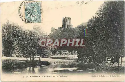 Cartes postales Lavardin - le Loir - Le Ch�teau