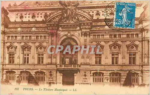 Cartes postales Tours - Le Theatre Municipal