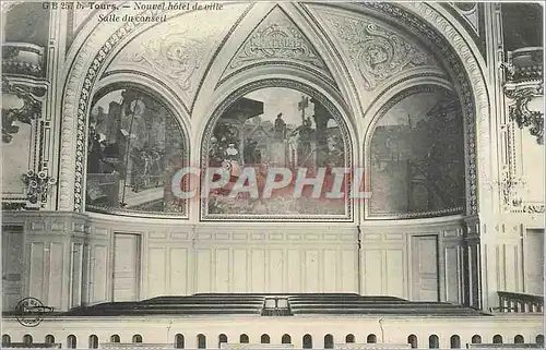 Cartes postales Tours - Nouvel Hotel de Ville  Salle  du Conseil