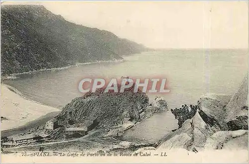 Cartes postales Piana - Le Golfe de Porto vu de la route de Calvi