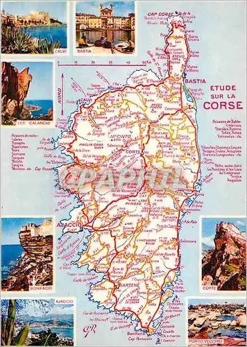 Cartes postales moderne La Corse