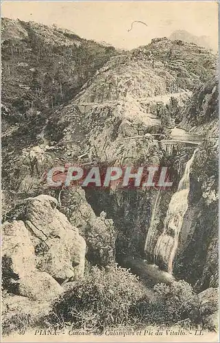 Ansichtskarte AK Piana -Cascade des Calanques et Pic du Vitallo