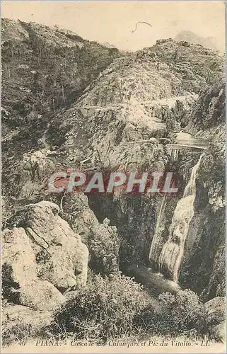 Cartes postales Piana -Cascade des Calanques et Pic du Vitallo