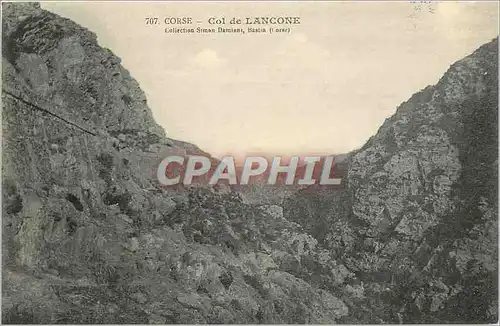 Cartes postales Corse - Col de Lanconne