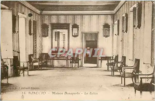 Cartes postales Ajaccio - Maison Bonaparte - Le Salon