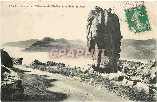 Cartes postales La Corse - Les Calanches de Piana et le Golfe de Porto
