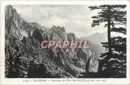 Cartes postales La Corse - Vue prise du Col de Bavella