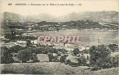 Ansichtskarte AK Ajaccio - Panorama sur la Ville et le Fond du Golfe