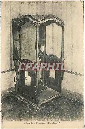 Ansichtskarte AK Ajaccio - Maison de Napoleon 1er  La chaise a porteur