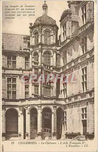 Cartes postales Chambord - Le Ch�teau - L'Aile Fran�ois 1er