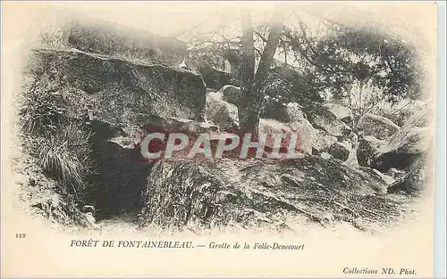 Ansichtskarte AK Foret de Fontainebleau -  Grotte de la Folie-Denecourt