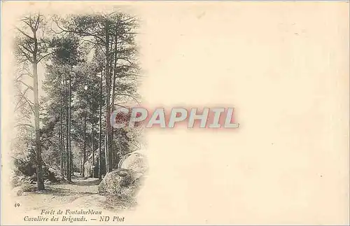 Ansichtskarte AK Foret de Fontainebleau -  Cavaliere des Brigands