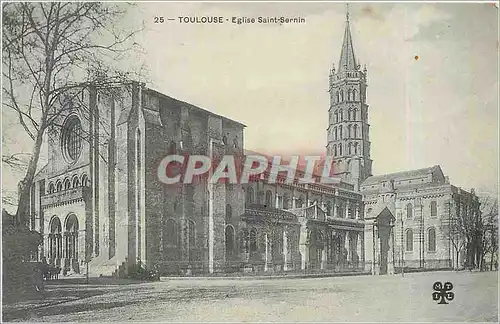 Cartes postales Toulouse - Eglise Saint-Sernin