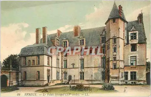 Ansichtskarte AK Evreux - Le Palais Episcopal