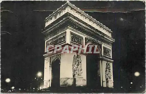 Moderne Karte Paris - L'Arc de Triomphe