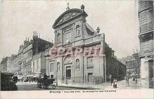 Cartes postales Paris - Eglise Ste Elisabeth du Temple