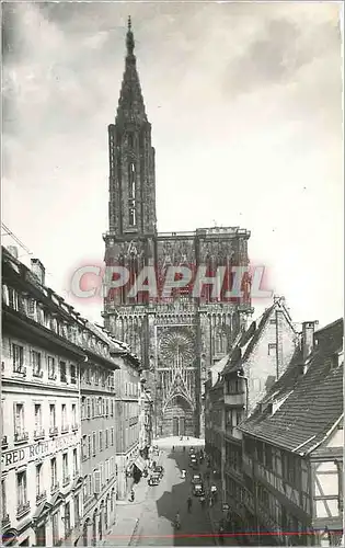 Moderne Karte Strasbourg - Vue sur la Cathedrale