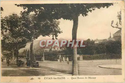 Cartes postales Evian-les-Bains - Quai nBaron de Blonay