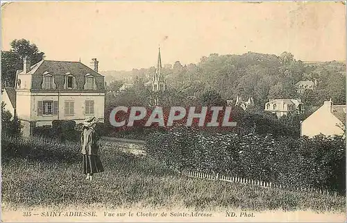 Ansichtskarte AK Saint-Adresse - Vue sur le Clocher de Ste-Adresse