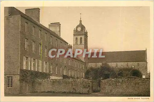 Ansichtskarte AK Abbaye Notre-Dame de Grace  -  Trappe des Bricquebec - L'Eglise vue de la Cour