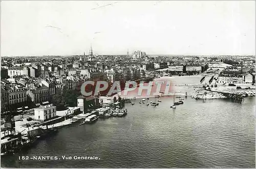 Moderne Karte Nantes - Vue Generale