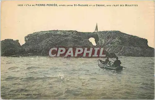 Ansichtskarte AK L'Ile de Pierre-Percee  situee entre St-Nazaire et le Croisic  dite l'Ilot des Mouettes