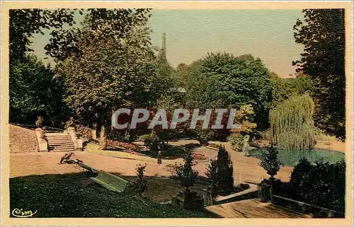 Cartes postales Le Cateau - Jardin Fenelon - vue de cote