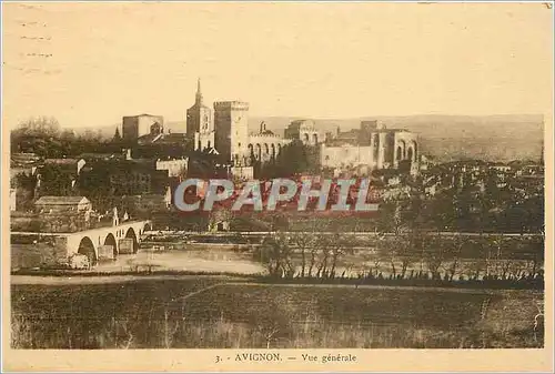 Cartes postales Avignon - vue generale