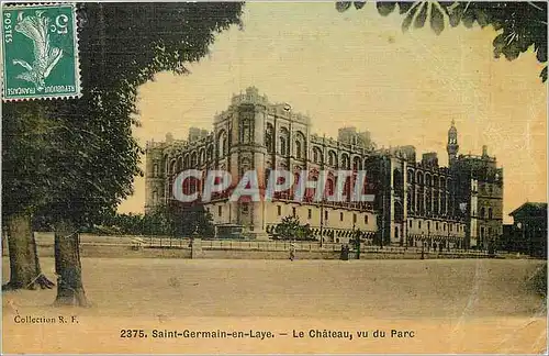 Cartes postales Saint-Germain-en-Laye  -  Le Ch�teau  vu du Parc