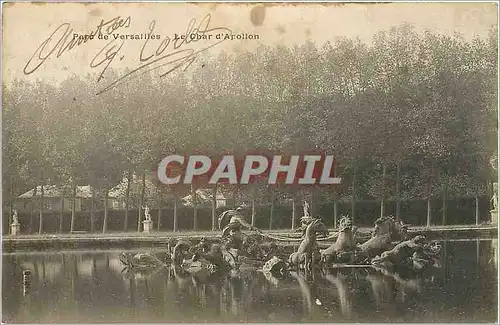 Ansichtskarte AK Parc de Versailles - Le Char d'Apollon