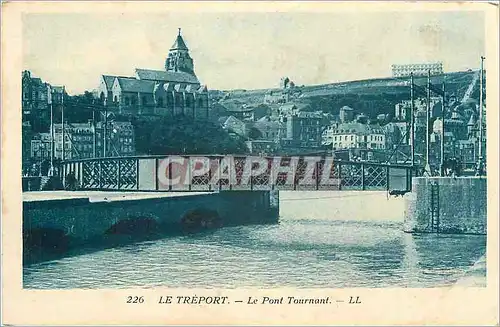 Ansichtskarte AK Le Treport  -  Le Pont tournant