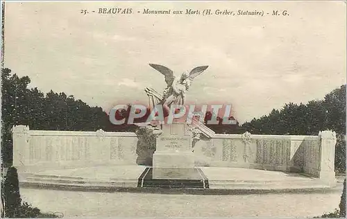 Ansichtskarte AK Beauvais  -  Monument aux morts