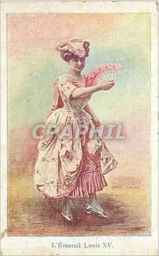 Cartes postales L'Eventail Louis XV