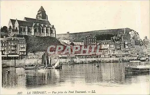 Cartes postales Le Treport  -  Vue prise du Pont Tournant