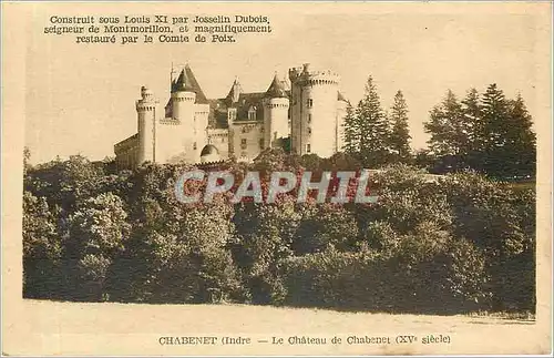Cartes postales Chabenet Indre  -  Le Ch�teau de Chabenet