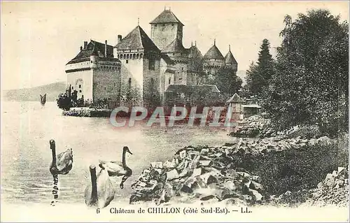 Ansichtskarte AK Ch�teau de Chillon cote sud-est