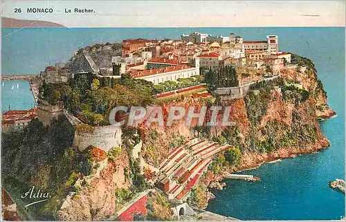 Cartes postales Monaco - Le Rocher