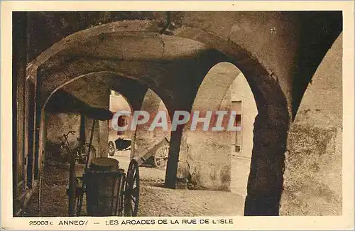 Ansichtskarte AK Annecy - les arcades de la rue de l'Isle