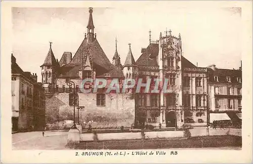 Cartes postales Saumur - l'hotel de ville