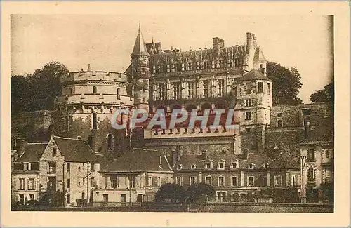 Cartes postales Amboise le ch�teau habit�e par Louis XI et Louis XII