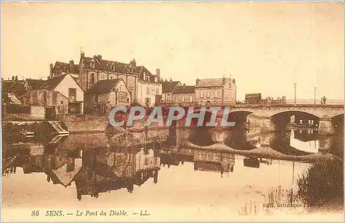 Cartes postales Sens - le pont du Diable